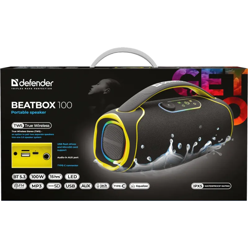 Акустика Defender Beatbox 100 Black (65113)