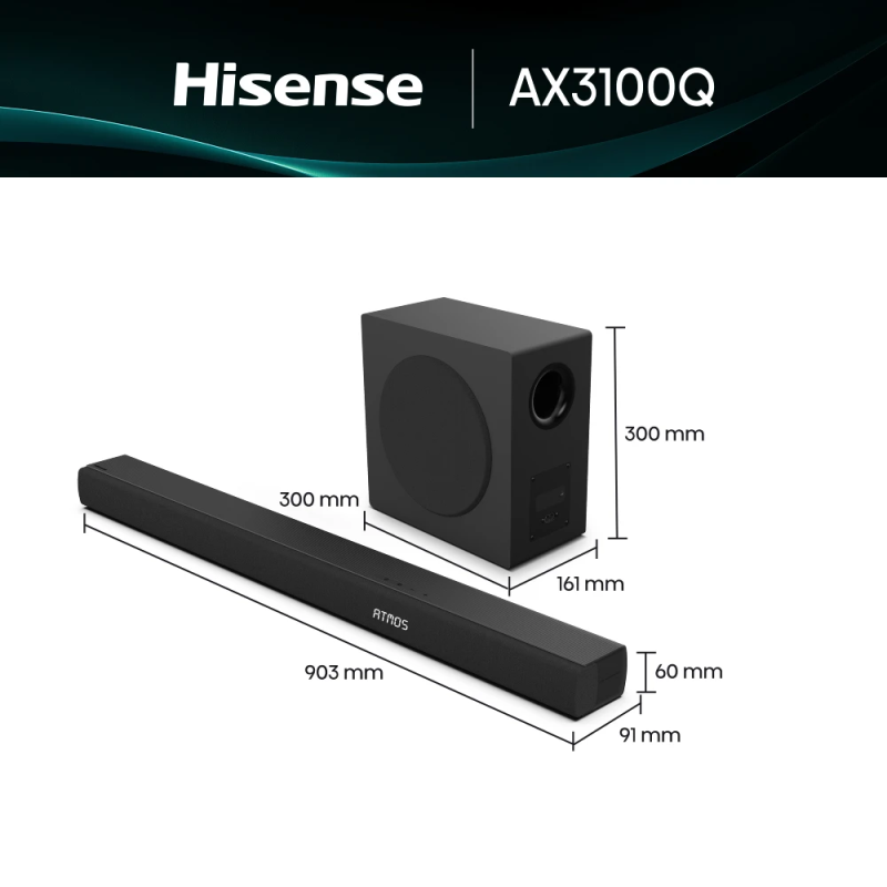 Акустика Hisense AX3100Q