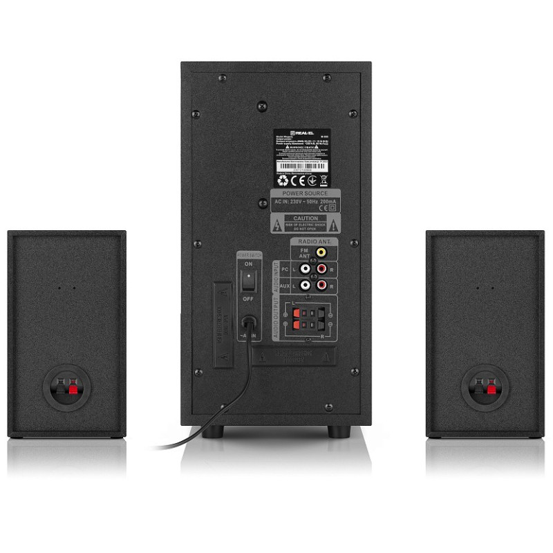 Акустика REAL-EL M-555 Black (EL121300013)