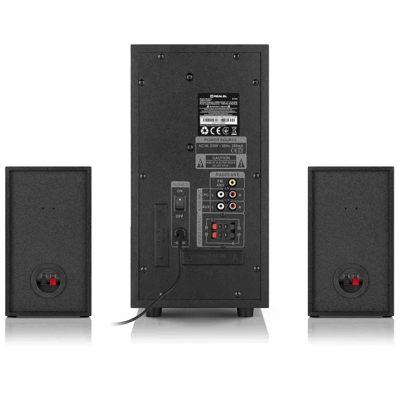 Акустика REAL-EL M-555 Black (EL121300013)