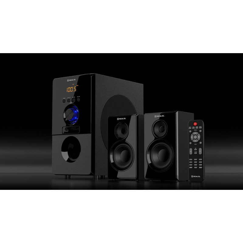 Акустика REAL-EL M-555 Black (EL121300013)
