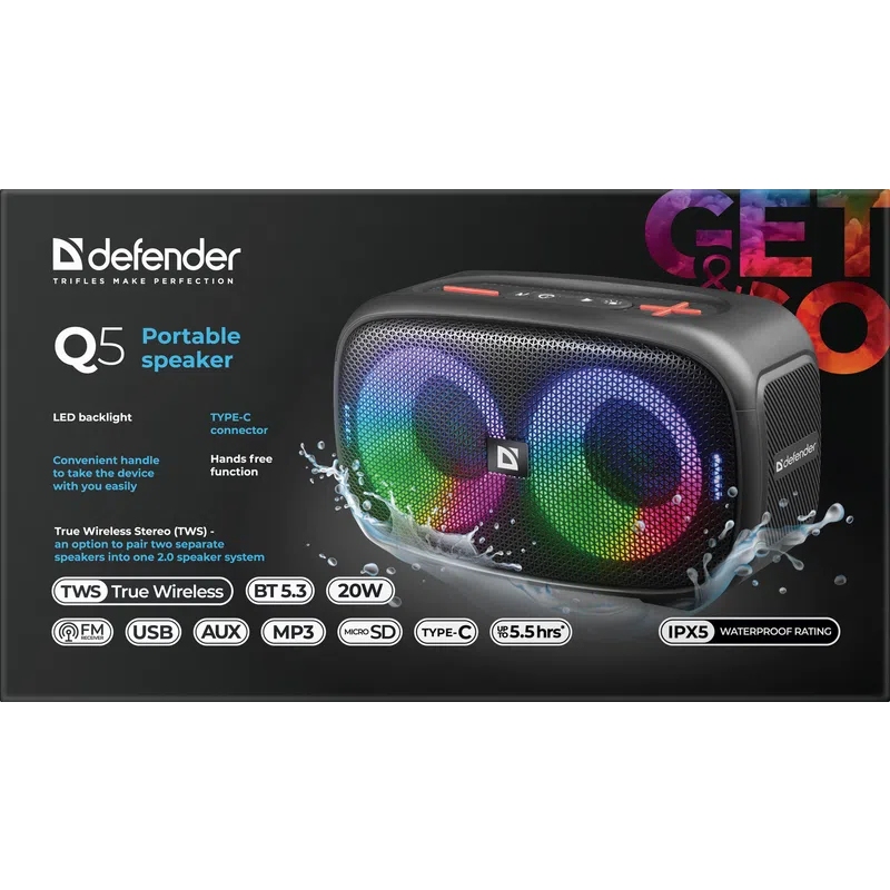 Акустика Defender Q5 Black (65305)