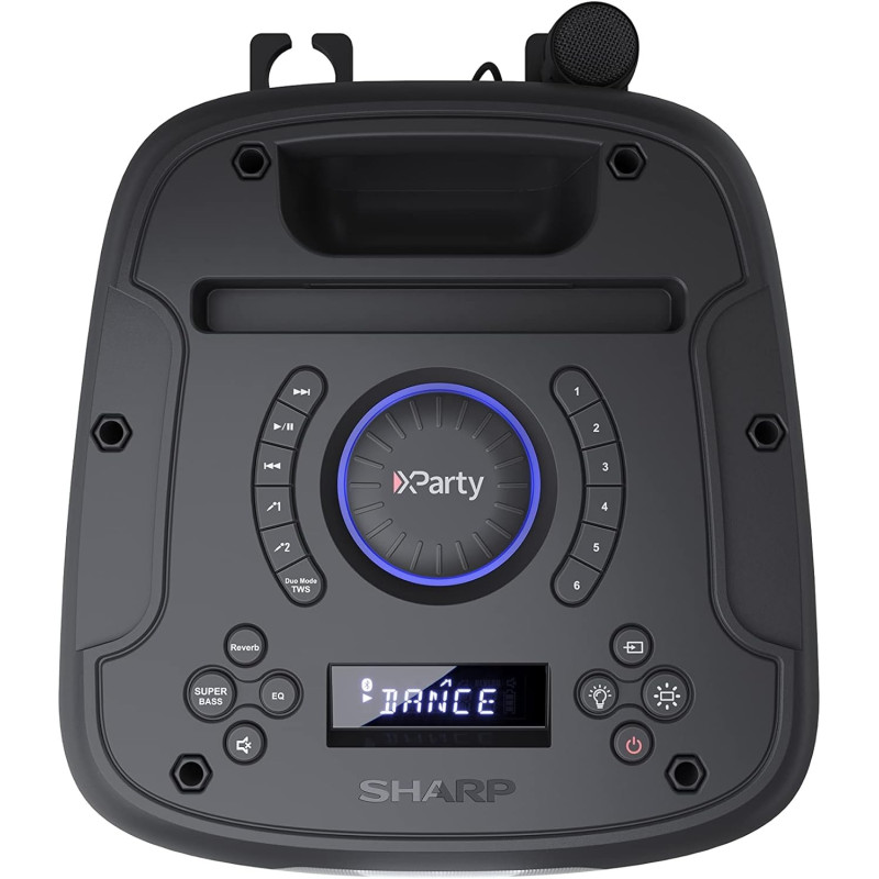 SHARP XpartyStreet Beat:Party Speaker PS-949 Black