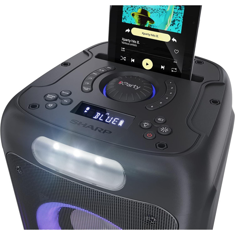 SHARP XpartyStreet Beat:Party Speaker PS-949 Black