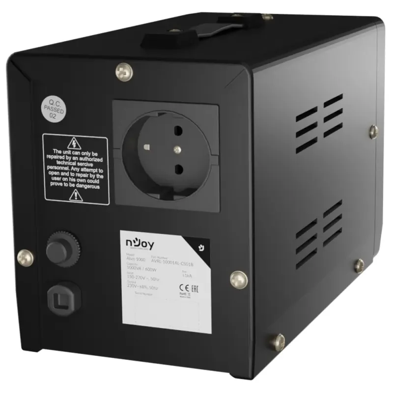 Стабілізатор напруги NJOY Alvis 1000 (AVRL-10001AL-CS01B)