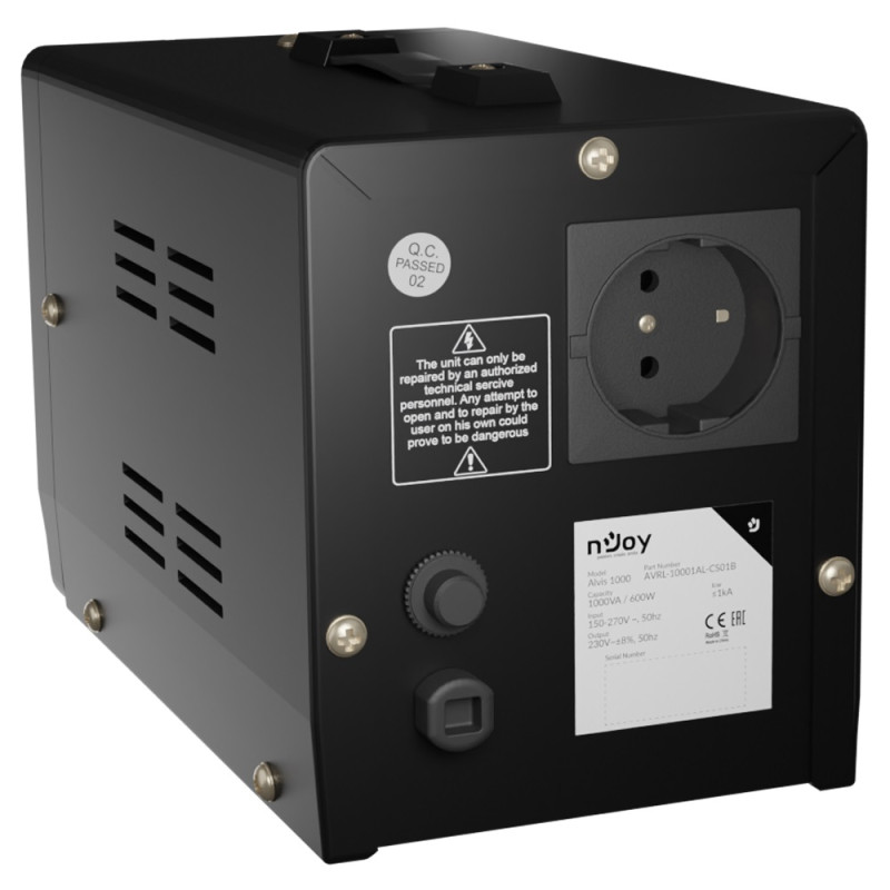 Стабілізатор напруги NJOY Alvis 1000 (AVRL-10001AL-CS01B)
