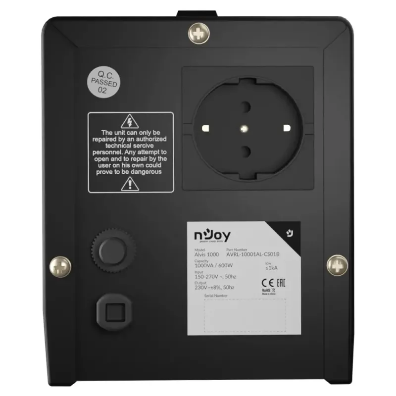 Стабілізатор напруги NJOY Alvis 1000 (AVRL-10001AL-CS01B)