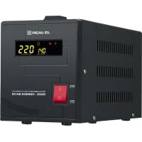 Стабілізатор напруги REAL-EL Stab Energy-2000 Black (EL122400013)
