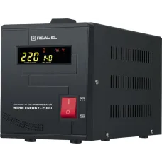 Стабілізатор напруги REAL-EL Stab Energy-2000 Black (EL122400013)