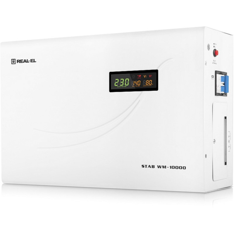 Стабилизатор напряжения REAL-EL STAB WM-10000 (EL122400015)