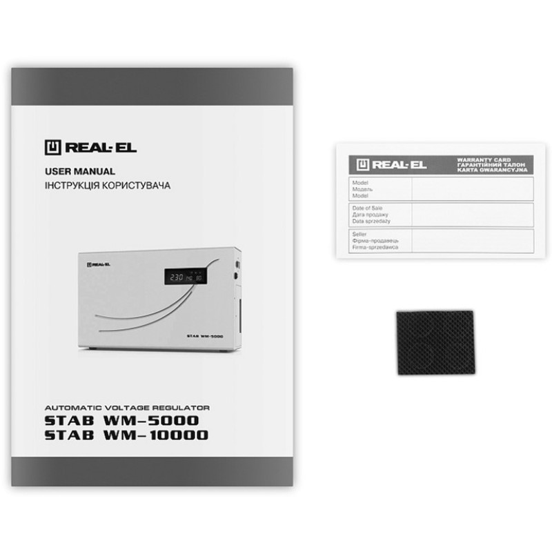 Стабилизатор напряжения REAL-EL STAB WM-10000 (EL122400015)