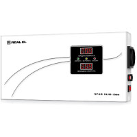 Стабилизатор напряжения REAL-EL STAB SLIM-500 White (EL122400006)