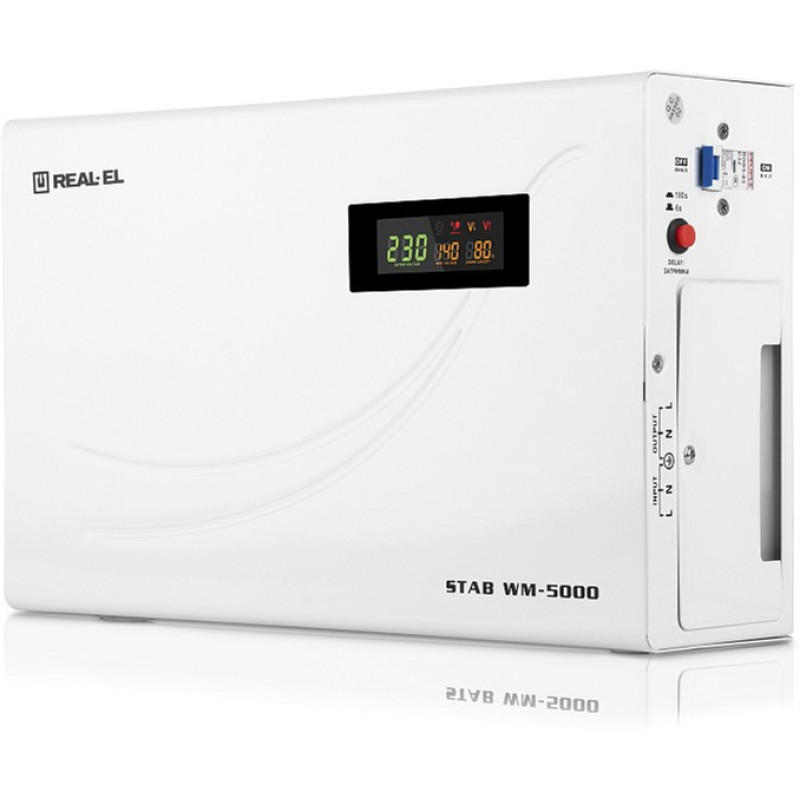 Стабилизатор напряжения REAL-EL STAB WM-5000 (EL122400014)