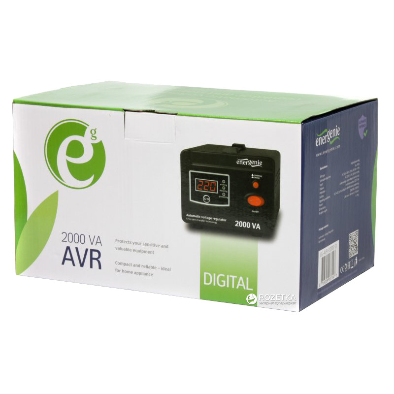Стабилизатор напряжения EnerGenie EG-AVR-D2000-01