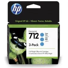 Картридж HP DJ No.712 DesignJet Т230/Т630 3-Pack 29-ml Cyan (3ED77A)