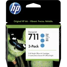 Картридж HP DJ No.711 DesignJet 120/520 3-Pack Cyan (CZ134A)