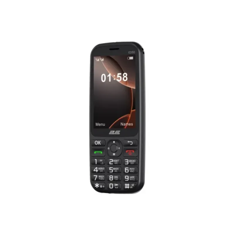 Мобільний телефон 2E E350 Black (694743656879)