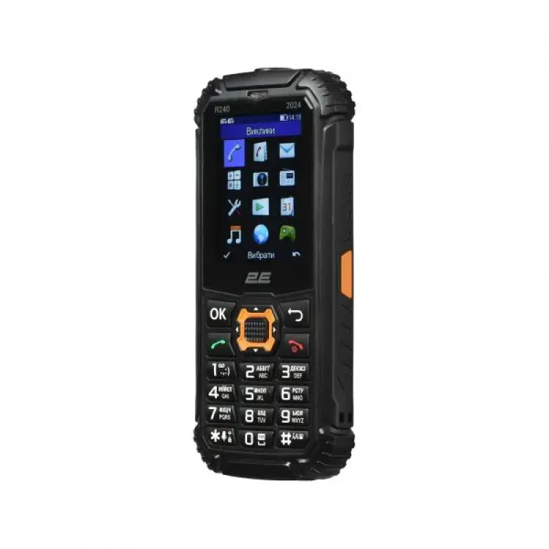 Мобільний телефон 2E R240 2025 Black (694743657623)