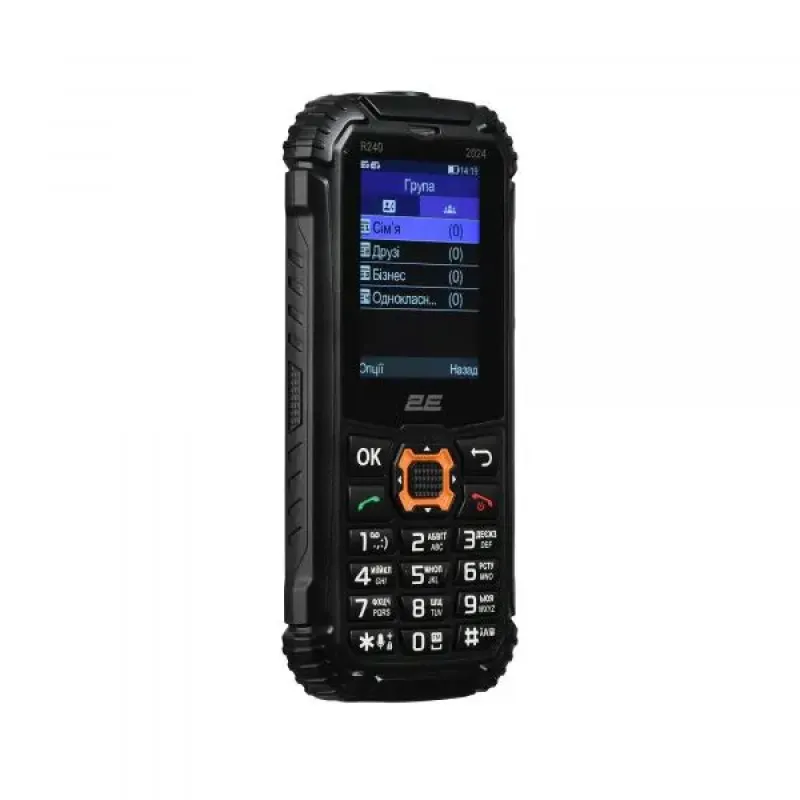 Мобільний телефон 2E R240 2025 Black (694743657623)