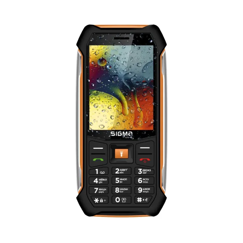 Мобильный телефон Sigma mobile X-style 323 Rain Black/Orange (4827798885727)