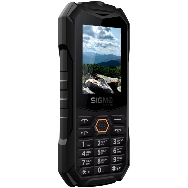 Мобильный телефон Sigma mobile X-treme PV68 Dual Sim Black/Orange (4827798738221)