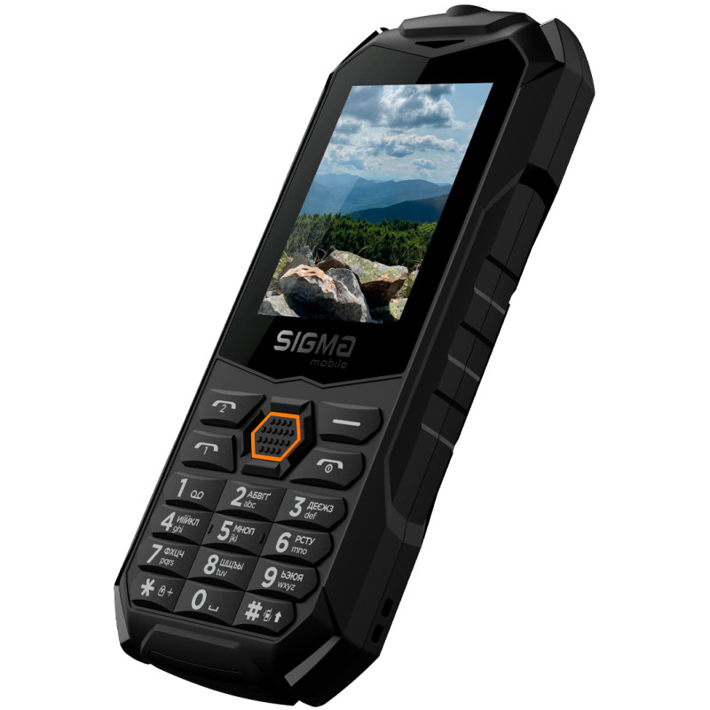 Мобильный телефон Sigma mobile X-treme PV68 Dual Sim Black/Orange (4827798738221)