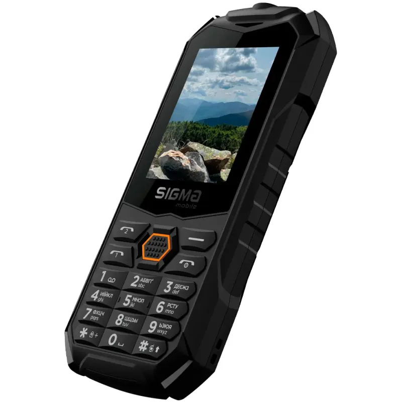 Мобильный телефон Sigma mobile X-treme PV68 Dual Sim Black/Orange (4827798738221)