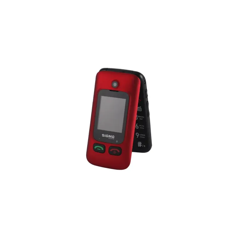 Мобільний телефон Sigma mobile Comfort 50 Shell DUO Type-C red-black (4827798212516)