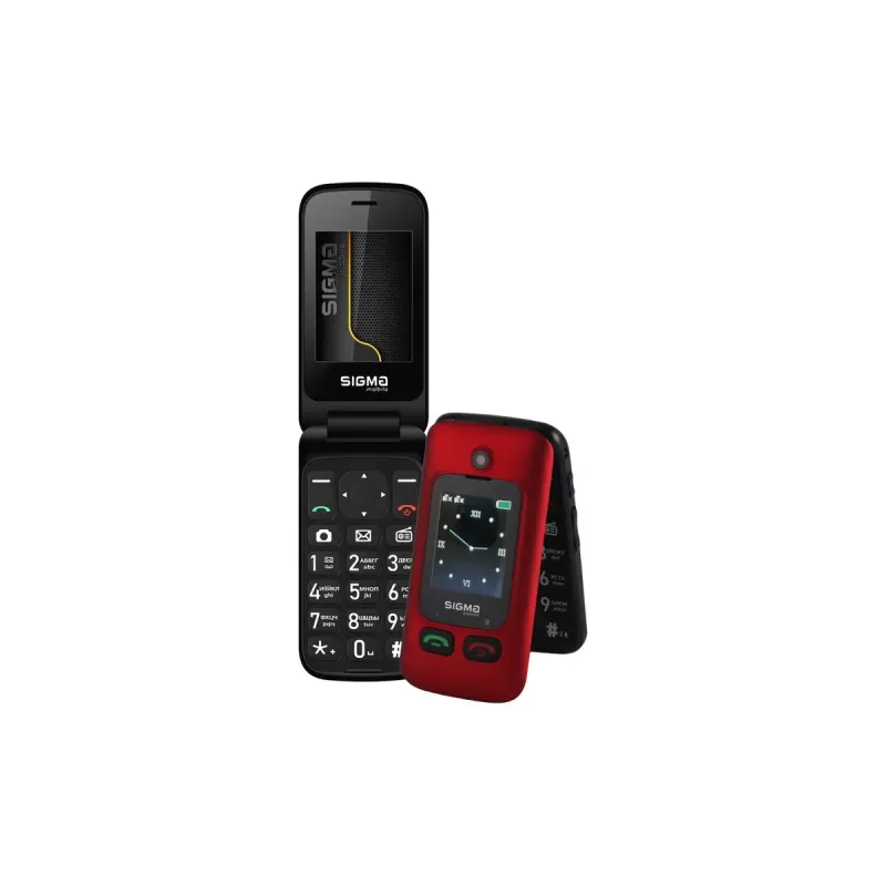 Мобільний телефон Sigma mobile Comfort 50 Shell DUO Type-C red-black (4827798212516)