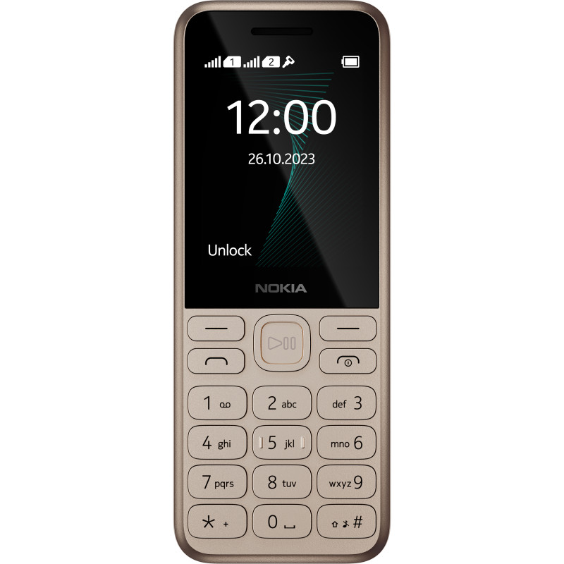 Мобільний телефон Nokia 130 Dual Sim 2023 Light Gold