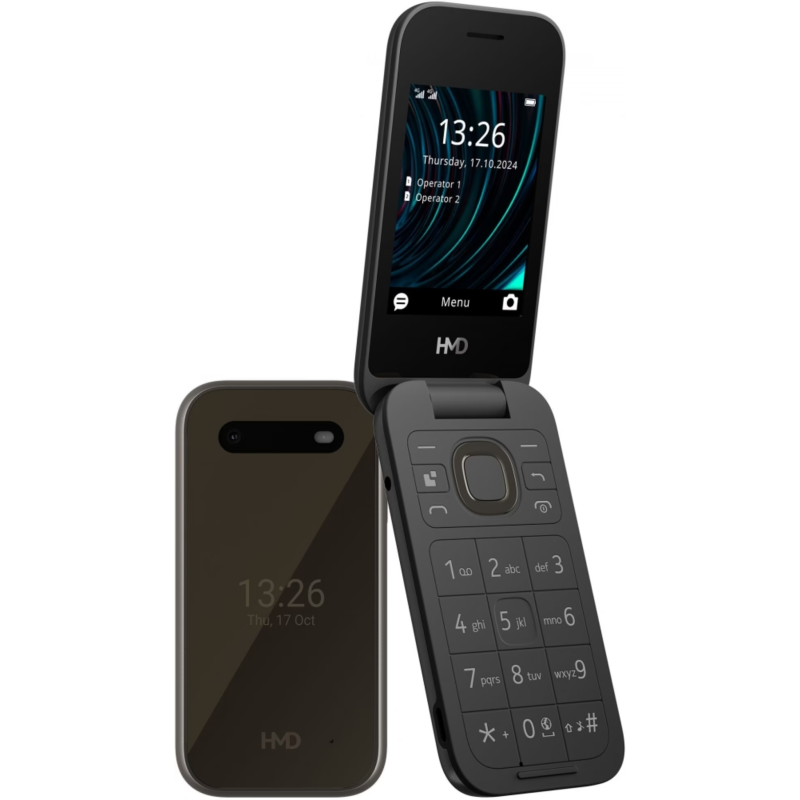 Мобильный телефон HMD 2660 4G FLIP DS Black