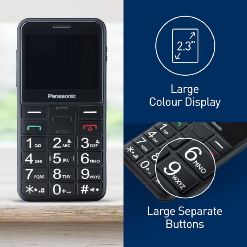 Мобільний телефон Panasonic KX-TU155EXBN