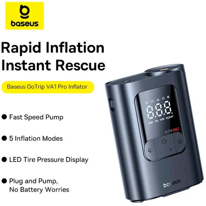 Автокомпрессор Baseus GoTrip VA1 (C0119701)