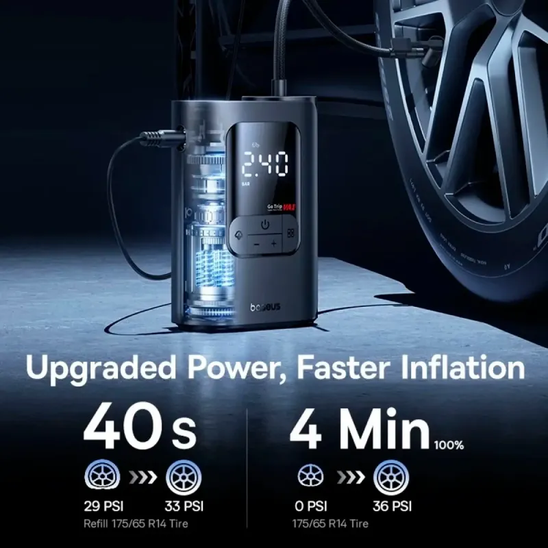 Автокомпрессор Baseus GoTrip VA1 (C0119701)