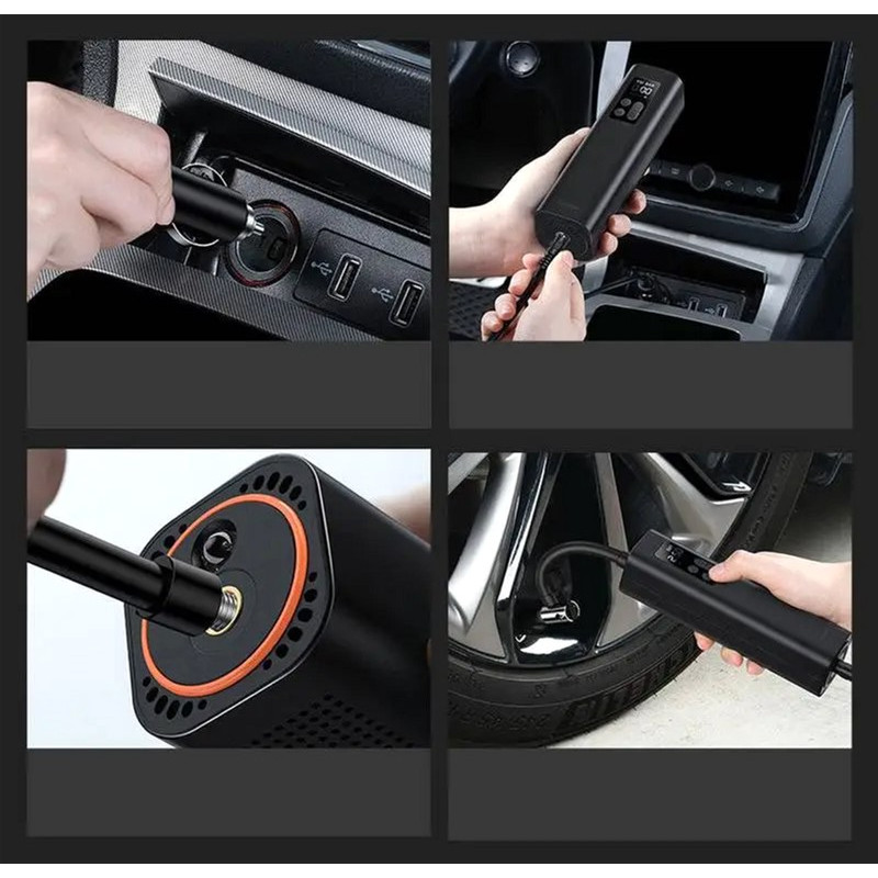 Автокомпрессор Baseus Super Mini Inflator Pump CRCQ000001