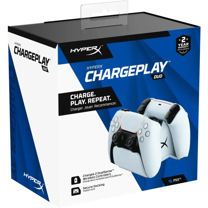 Аксесуар для ігрової приставки HyperX ChargePlay Duo White (51P68AA)