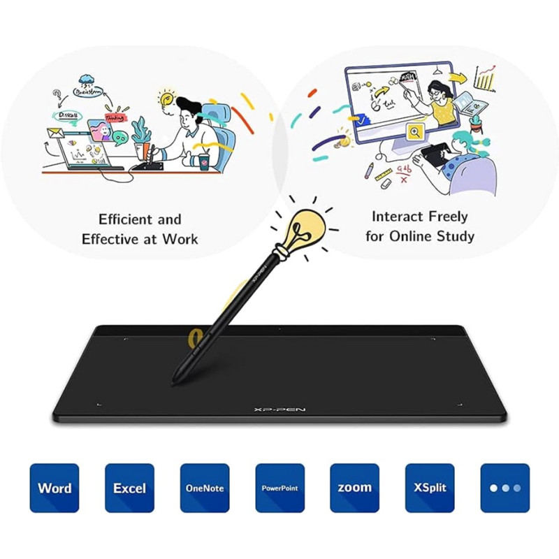 Графічний планшет XP-Pen  Deco Fun S_BK