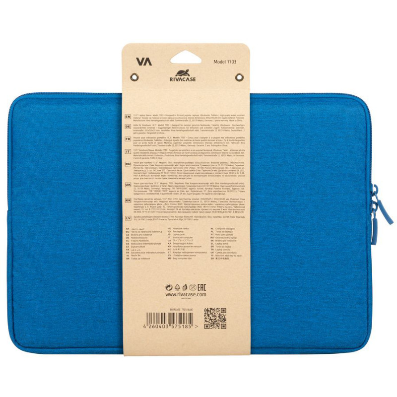 Чехол для ноутбука RIVACASE 7703 (Azure Blue)