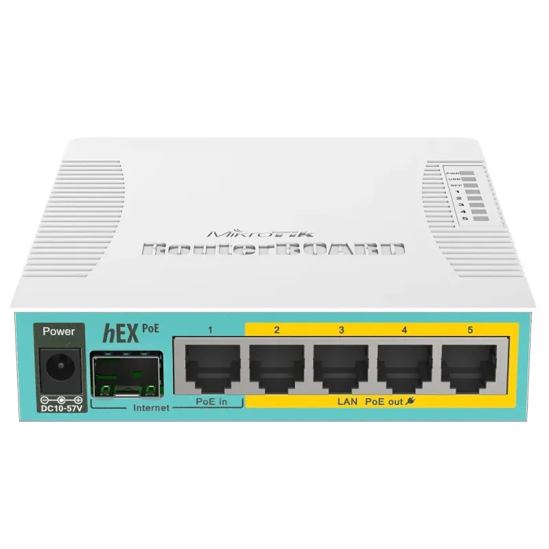 Маршрутизатор Mikrotik hEX PoE (RB960PGS)