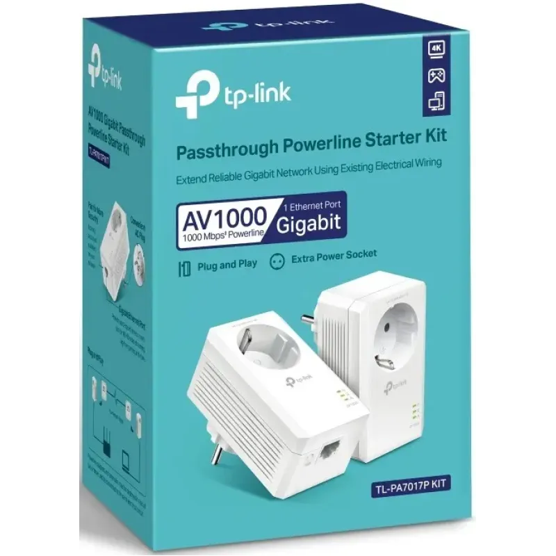 Powerline-адаптер TP-Link TL-PA7017P KIT