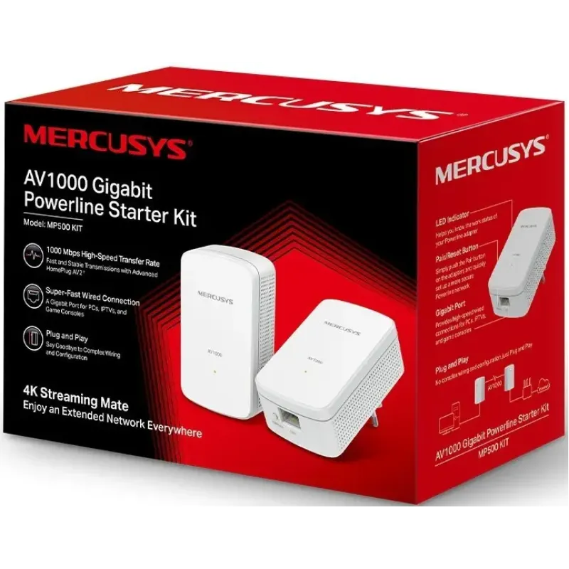 Powerline-адаптер MERCUSYS MP500 KIT