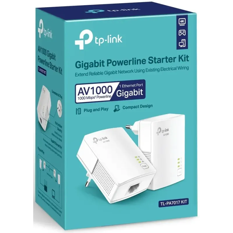 Powerline-адаптер TP-Link TL-PA7017 KIT