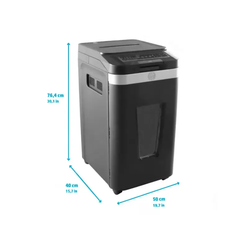 Шредер HP Pro Shredder Auto 400MC (2x12) Black (2823)