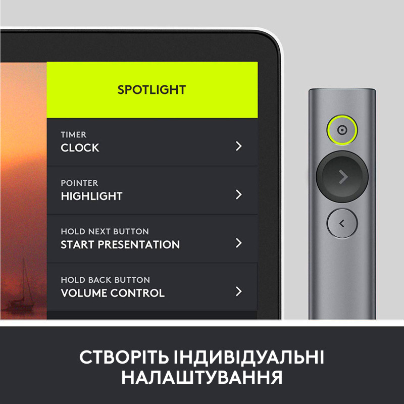 Logitech Spotlight Plus Slate (910-005166) Grey USB