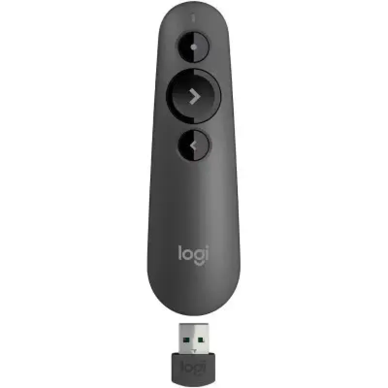 Logitech R500s Laser Pointer Presentation Remote Graphite (910-005843)