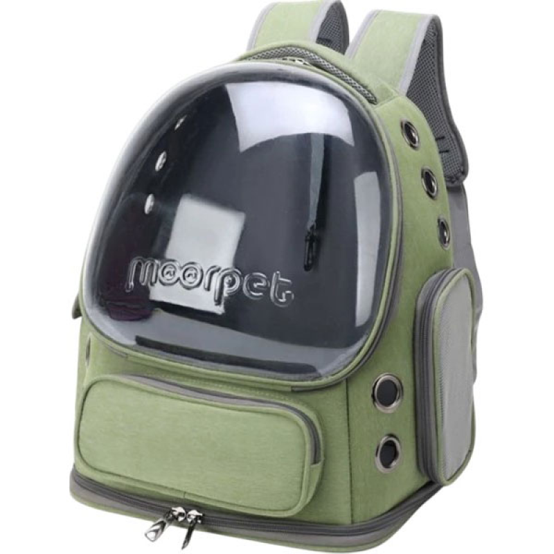 MOORPET Portable Double Shoulder Cat Green (5041)