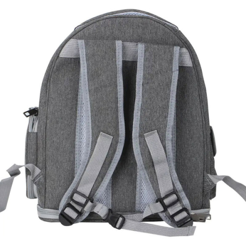 MOORPET Portable Double Shoulder Cat Gray (5042)