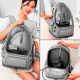 MOORPET Portable Double Shoulder Cat Gray (5042)