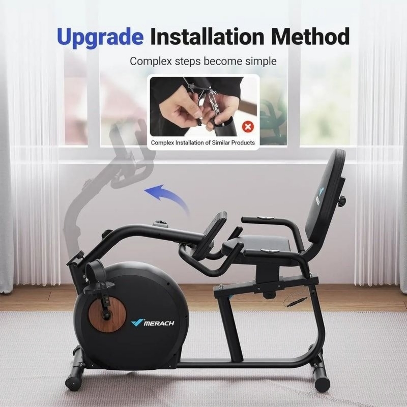 Велотренажер MERACH MR-S23B1-EU Recumbent bike