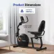 Велотренажер MERACH MR-S23B1-EU Recumbent bike
